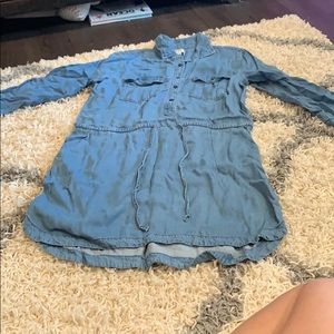 Women’s maternity denim dress